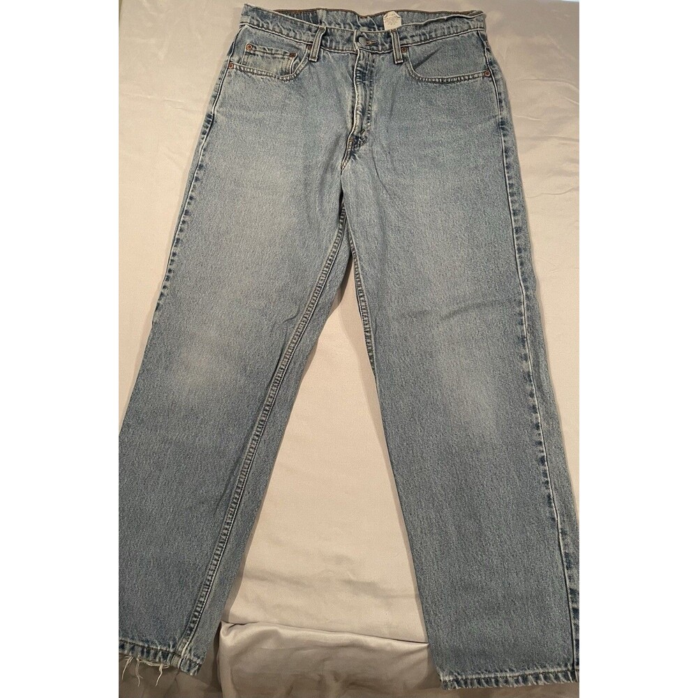 Levi’s 550 Jeans Men Size 34x30 Blue Denim Light Wash Vintage Actual (34x29.5)